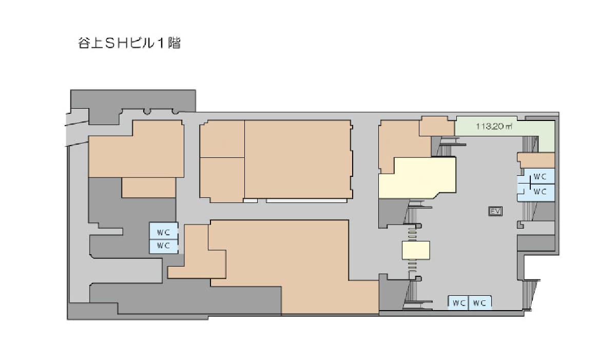 谷上SHビルの間取り1階画像