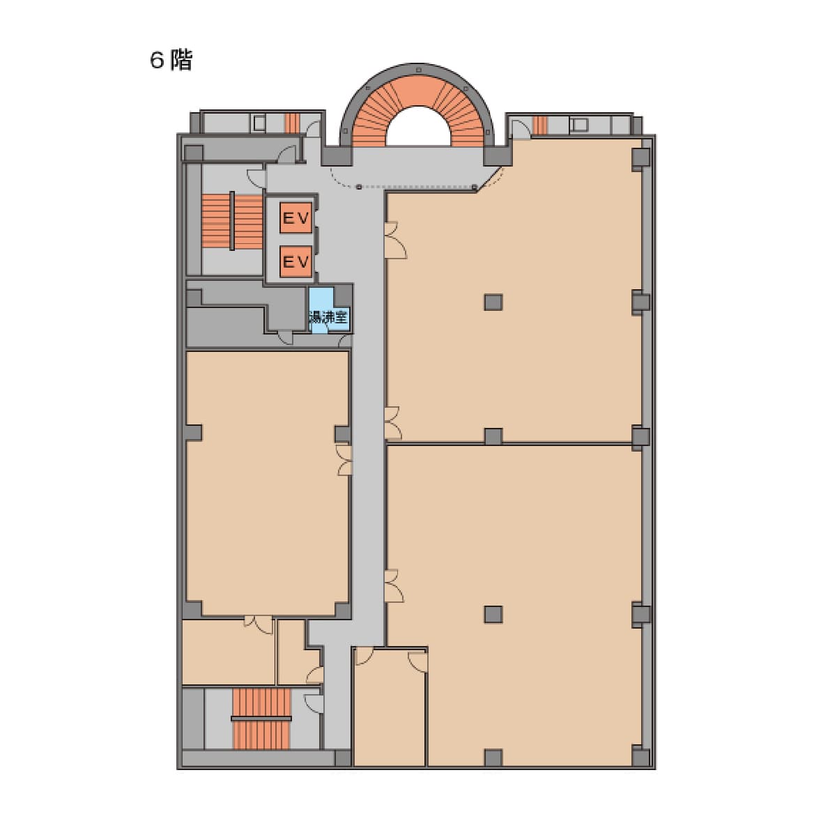 谷上SHビルの間取り6階画像